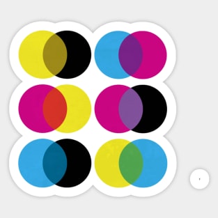 Main colors circles Sticker